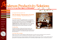Anderson Productivity Solutions website development